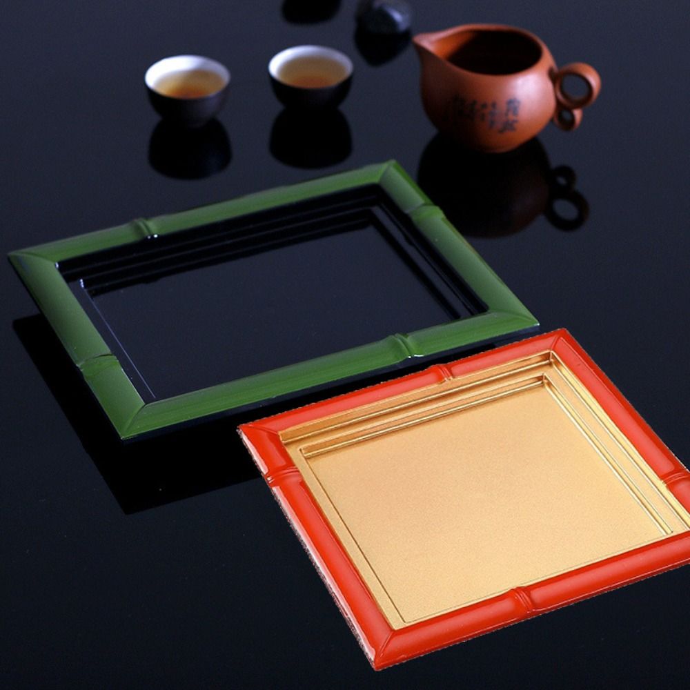 Imitation Bamboo Cold Noodle Dish Beautiful Sushi Food Tray Easy To Clean Sushi Plate  Party