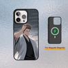 Custodia per Telefono Bleach Anime Aizen Per iPhone Magsafe Magnetica 17,16,15,14,13,12,11 Copertura Ricarica Wireless