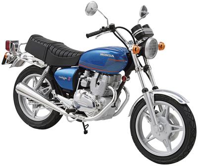 AOSHIMA The Bike Series Honda CB400T 1977 Plastic Model 1/12 No.15 HAWK-II