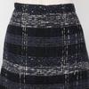 CHANEL tweed skirt P26088V16545 05P Black / navy cotton/Nylon Women Used