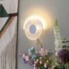 Modern LED Wall Lamp Round Light Wall Sconces Home Decor For Bedside Indoor Lighting For Living Room Corridor Light Fixture