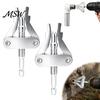 Steel Pipe Extractor Broken Tool for 1/2 3/4 And 1 Inch Pipes, Hardened Damaged Threaded Insert Thread Remover with 1/4 Hex Shank Shower Arms
