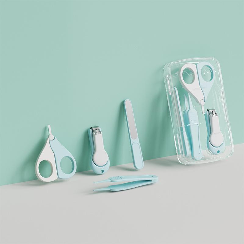 Safe Baby Nail Clipper Set with Anti-Pinch Feature for Newborns & Children