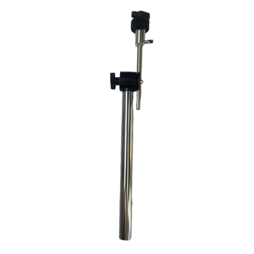 Dual-Arm Electronic Drum Cymbal Stand with Cross Tube Clamp, 38mm
