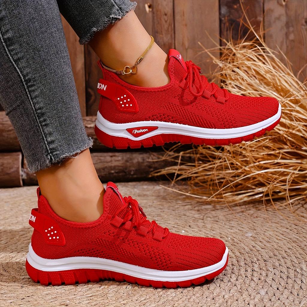 Summer Fashionable Sneakers with Breathable Mesh, Slip-Resistant And Durable Sole, Lightweight And Versatile Casual Shoes, Women Shoes