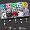 100Pcs Metal Buttons Five Claw Buckle Clamp Set Thickened Snap Press Button Studs Kits  Shoes