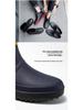 Men's Low-Top Non-Slip Waterproof Rain Boots for Fishing, Men/Women/Teenagers Rubber Shoes