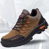 Fashion Vintage 2025 Men Non Slip Safety Works Shoes Quality Brand Men Hiking Climbing Shoe Outdoor Lace-up Man Running Sneakers Zapatos