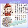 100pcs Genshin Impact Hot Game Stickers Waterproof Durable Vinyl Decals For Luggage And Bikes