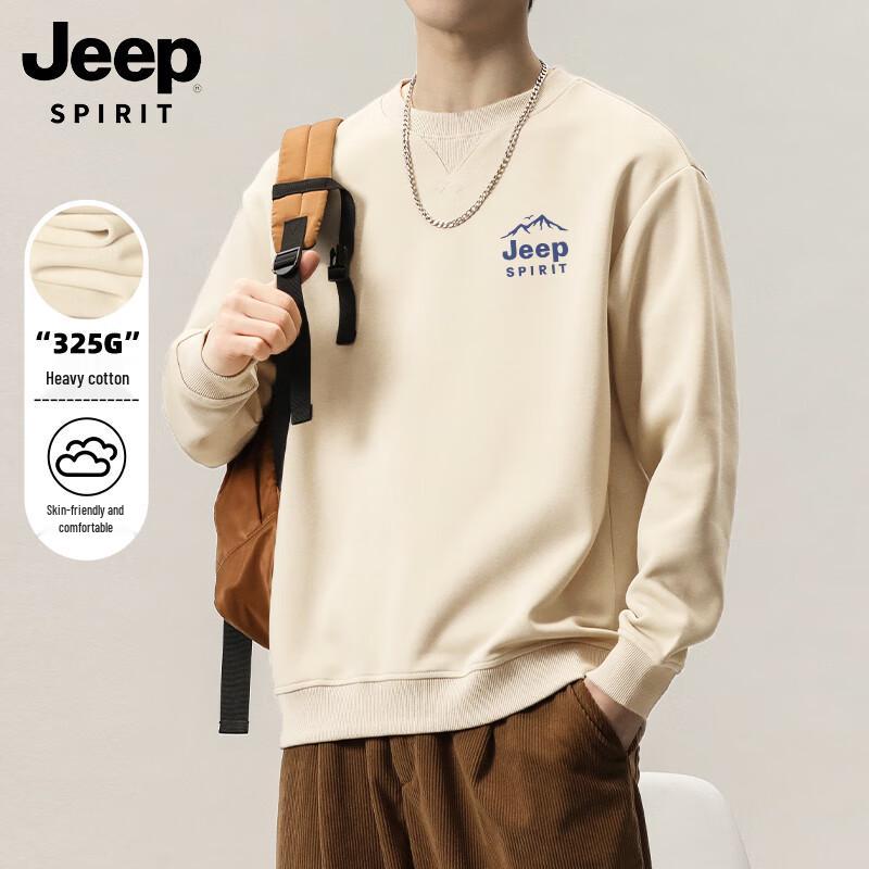 

JEEP SPIRIT Men s Heavyweight Crewneck Sweatshirt M