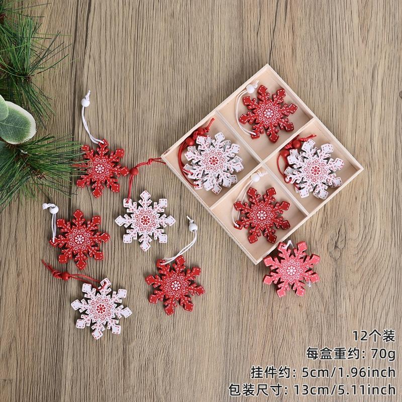 

Christmas ornaments Wooden small pendant Christmas listing Solid wood Christmas pendant Wood chip engraving pendant pendant