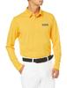 New Balance Long Sleeve Golf Polo Shirt Size 4 Orange Men's (Typography Print) - (M) - (Product Code 012-1269004)