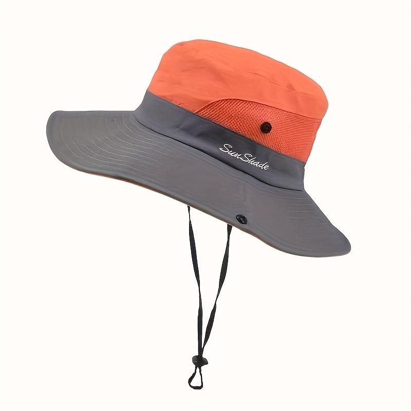 Summer Outdoor Sun Protection Hats, Foldable Sun Hats,  Versatile Couple Fisherman Hats,Cycling Travel and Mountain Climbing Hat