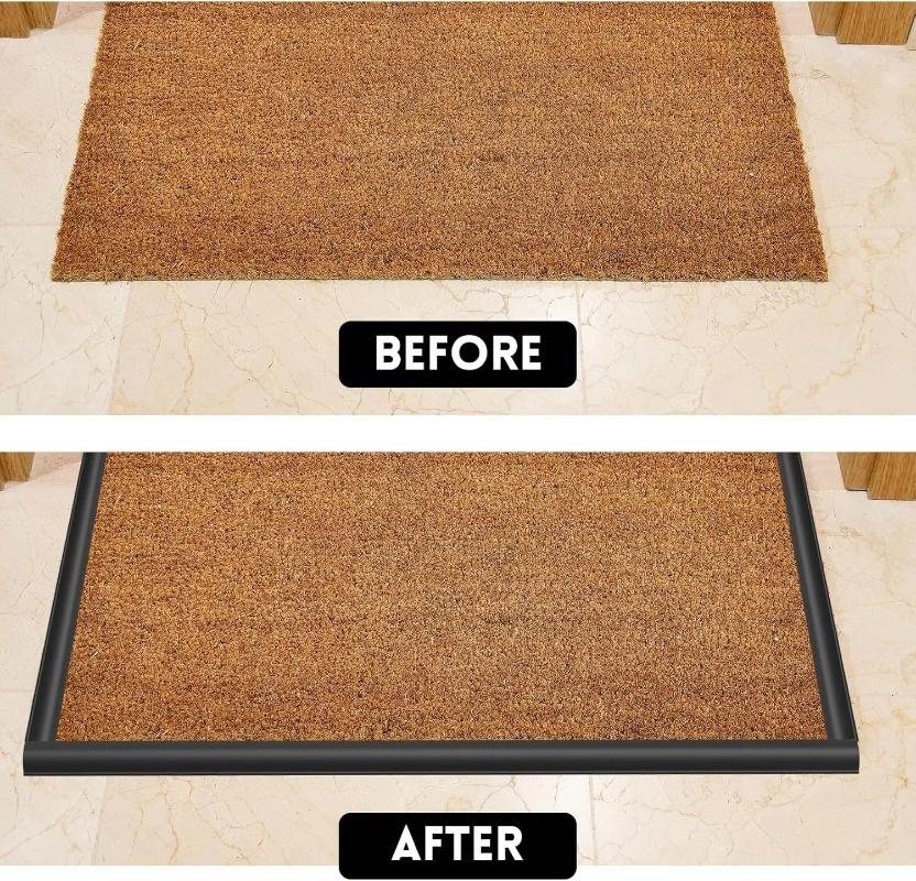 1PC 118.11/196.85in Transition Edge Strip, Carpet Edge Strip, Floor Edge Strip Rough Edged Floor Edging Strip, Easy To Install