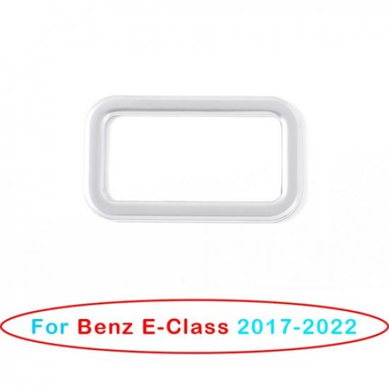 For Mercedes-Benz E-Class 2017-2022 Matte Silver Back Door Tailgate Switch Cover
