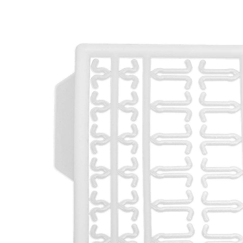 30 Sheets Lightweight Carp Fishing Bait Stoppers Plastic Fishing Boilie Stoppers  Carp Fishing белый
