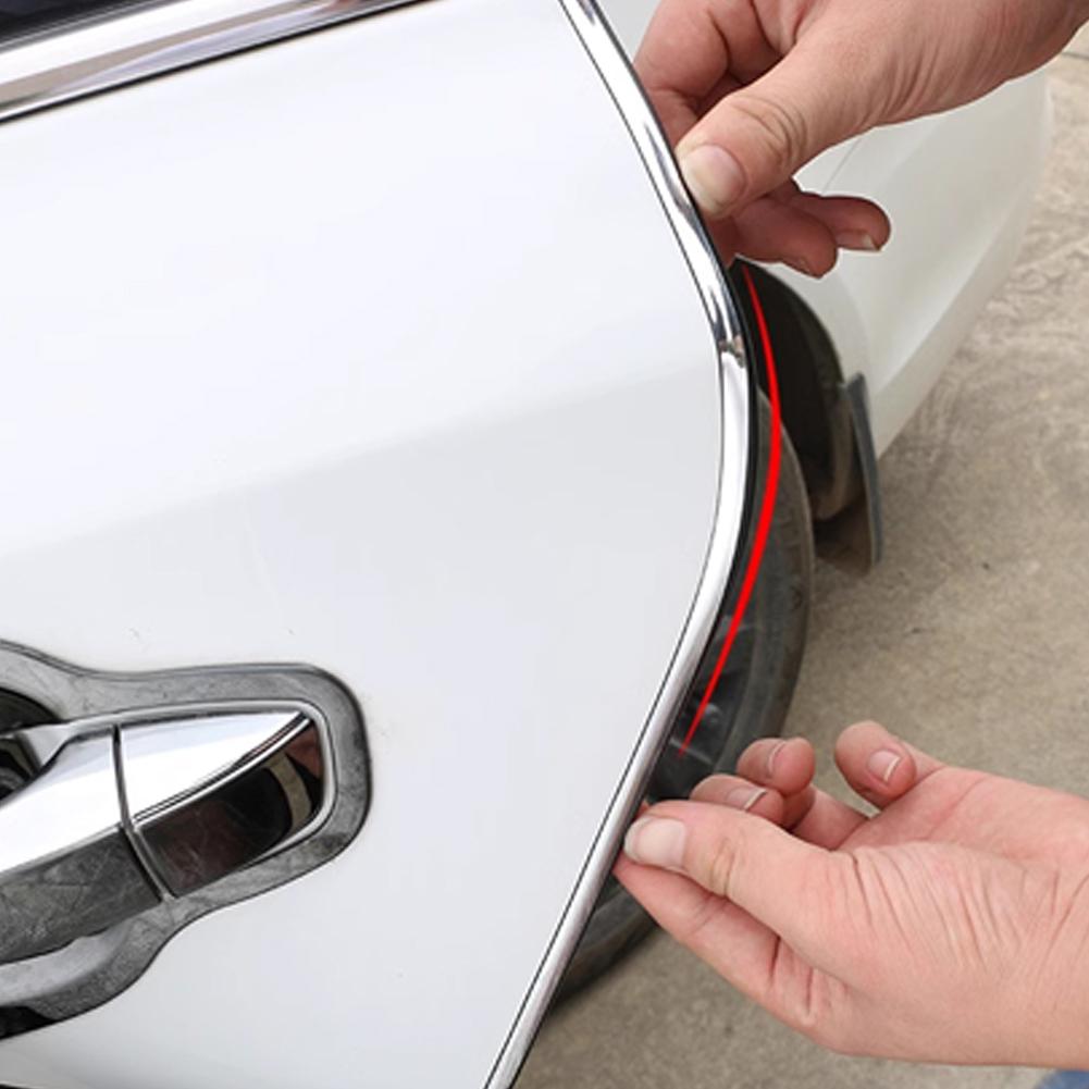 1/5/10M Auto Türkantenschutzleisten Geräuschdämmung Chrom Dichtungsleisten Auto Tür Gummidichtungsleiste Schalldämmung Türschutz
