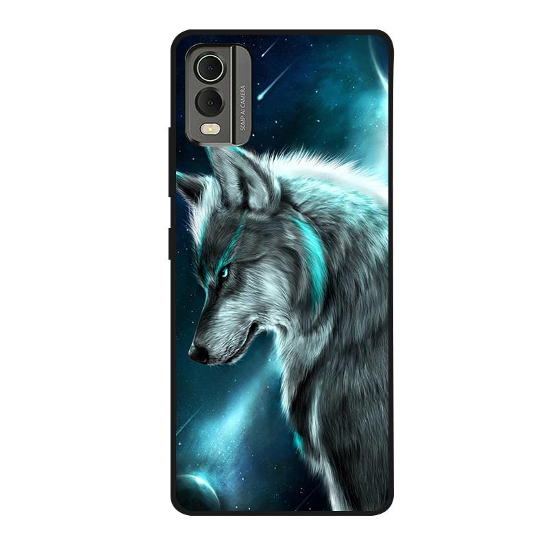 Pentru husă Nokia C32 C 32 Silicon moale Pictată Rezistentă la șocuri Huse spate Pentru Nokia C32 Husă TPU Coques NokiaC32 Desene animate drăguțe