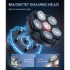 Head Shaver for Bald Men, 10000 RPM High-Speed 6D Magnetic Razor, IPX8 Waterproof Wet/Dry Shaving, Hypoallergenic Blades, LED Display & Storage Case