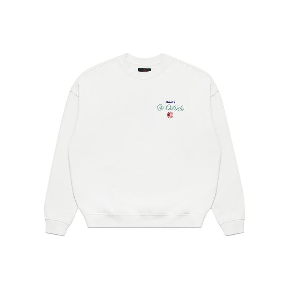CLOT X ROOTS Sweatshirts Unisex Crew Neck Moderate Straight Fit CLSS23F90006