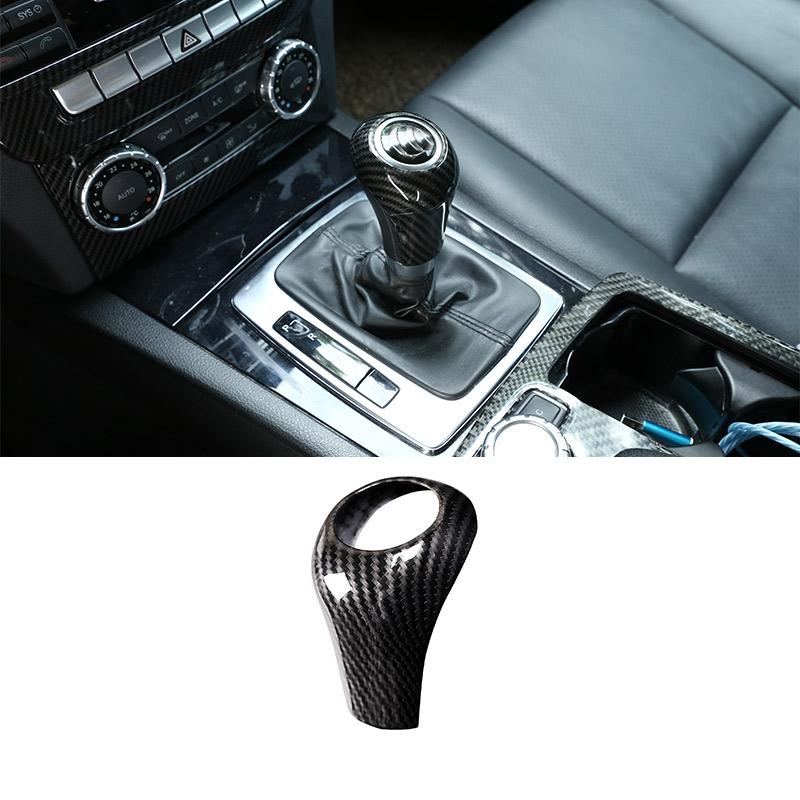 For Mercedes Benz GLK X204 2008-2015 ABS Carbon Fiber Car Center Console Decorative Panel Sticker Car Interior Accessories