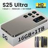 S25 Ultra Smartphone - 7.3-Inch HD Screen, Android, 2GB+16GB