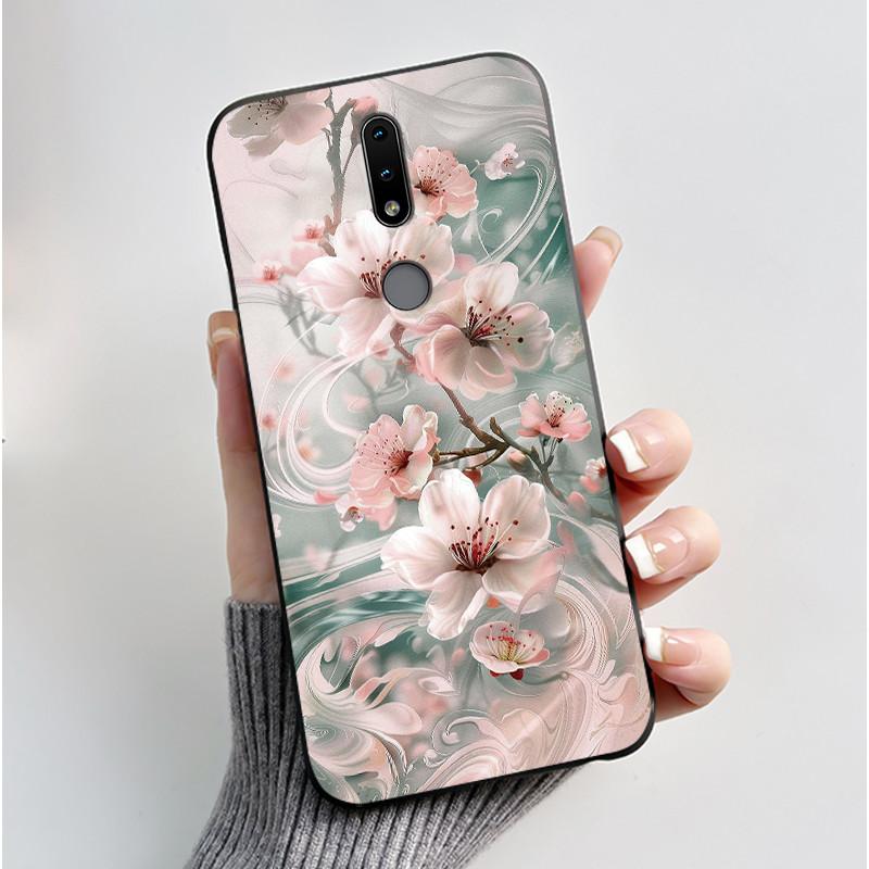 Cute Case For Nokia 4.2/Nokia 3/Nokia 3.1/Nokia3.2 Funda Capa Printing Shell Protective Cover Soft Silicone Cartoon Black Casing