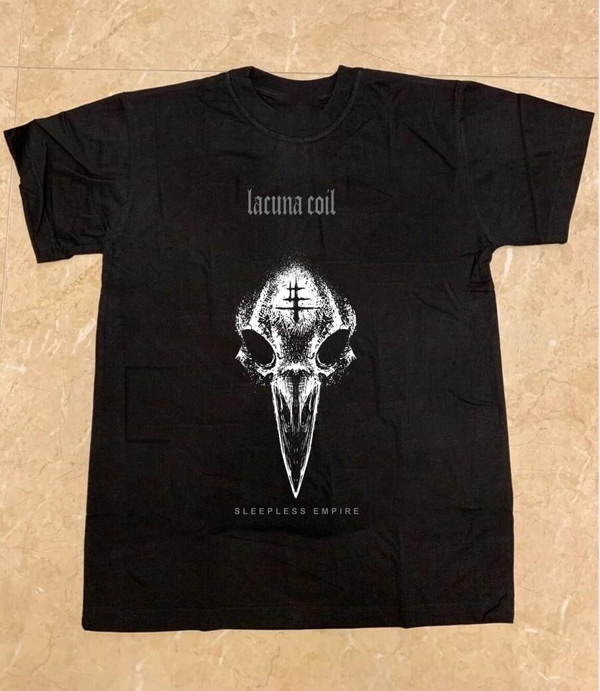 LACUNA COIL SLEEPLESS EMPIRE Коллекция тура Подарок для фанатов Размеры S-5XL футболка BL1088 Унисекс футболка S