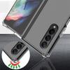 Protective Case - Booling - for Samsung Galaxy Z Fold 3 - Silicone - Transparent - Reinforced 4 Corners