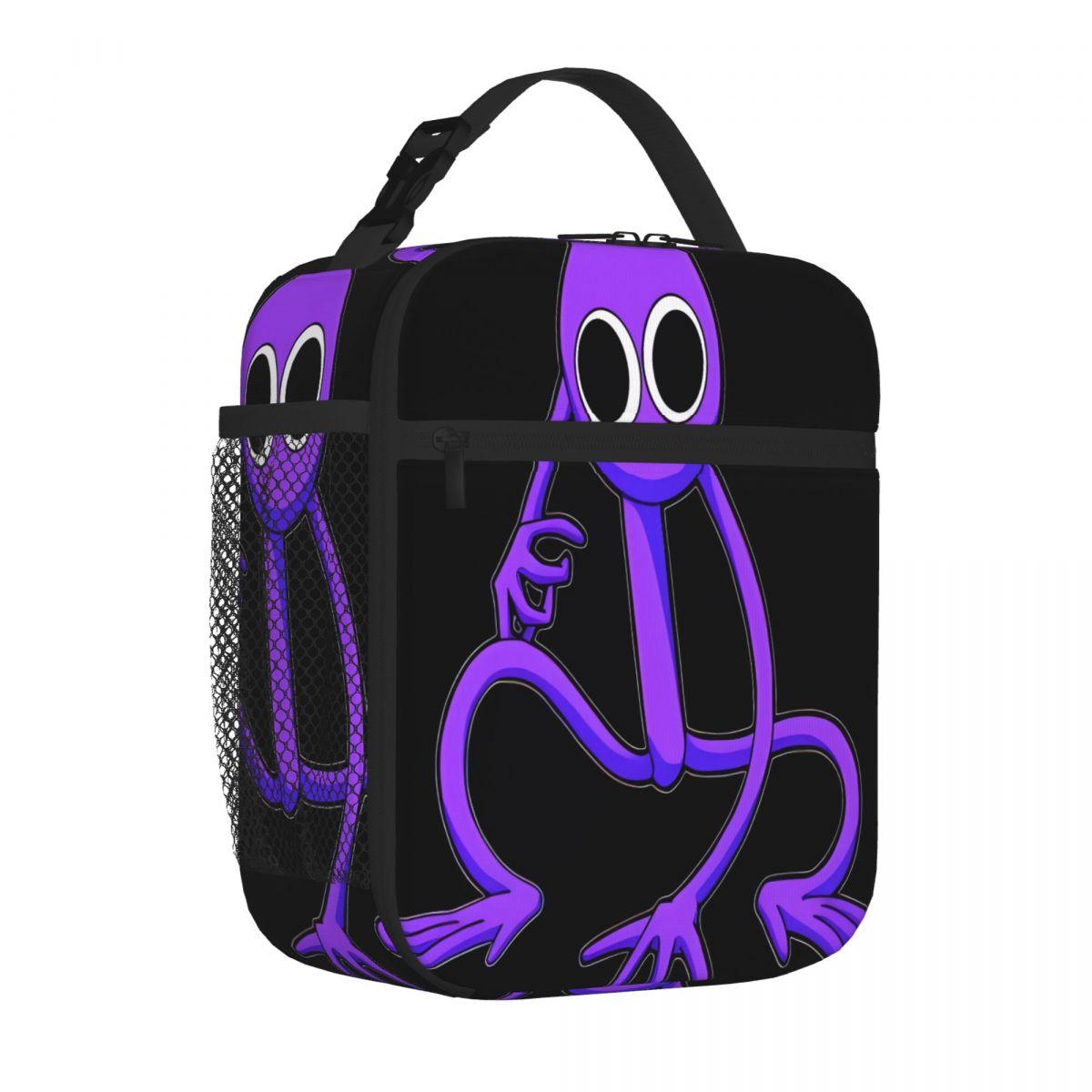 Bestselling Purple Rainbow Friend Abstract Lightweight Lunch Bag Garden Party Adjustable Strap Lunch Bag One Size