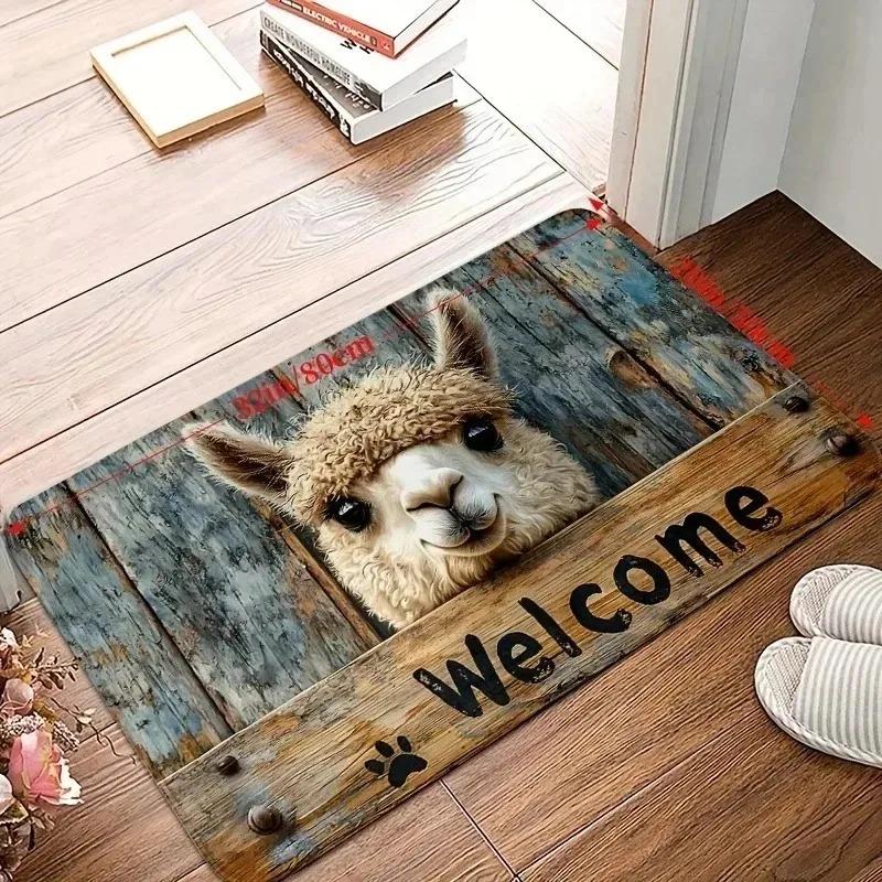 1PC Duck Pattern Kitchen Rugs Non-Slip Door Mats Pop design Bathroom Rug Bath Mat Carpet for Home Sink Laundry Decor