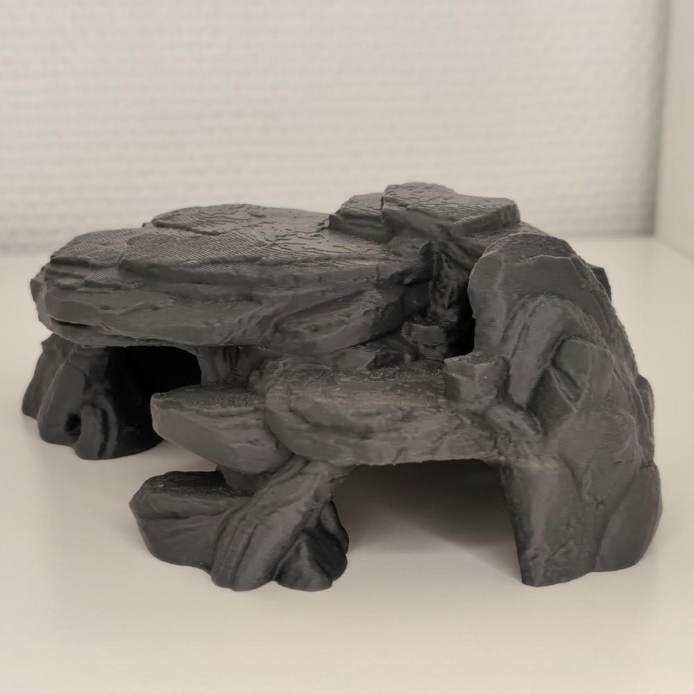 Simulated Rock Fish Tank Rockery Ornaments Realistic Texture Reptile Resting Place  Aquariums