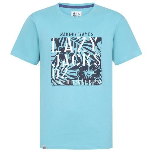 Lazy Jacks Mens Printed Cotton T-Shirt
