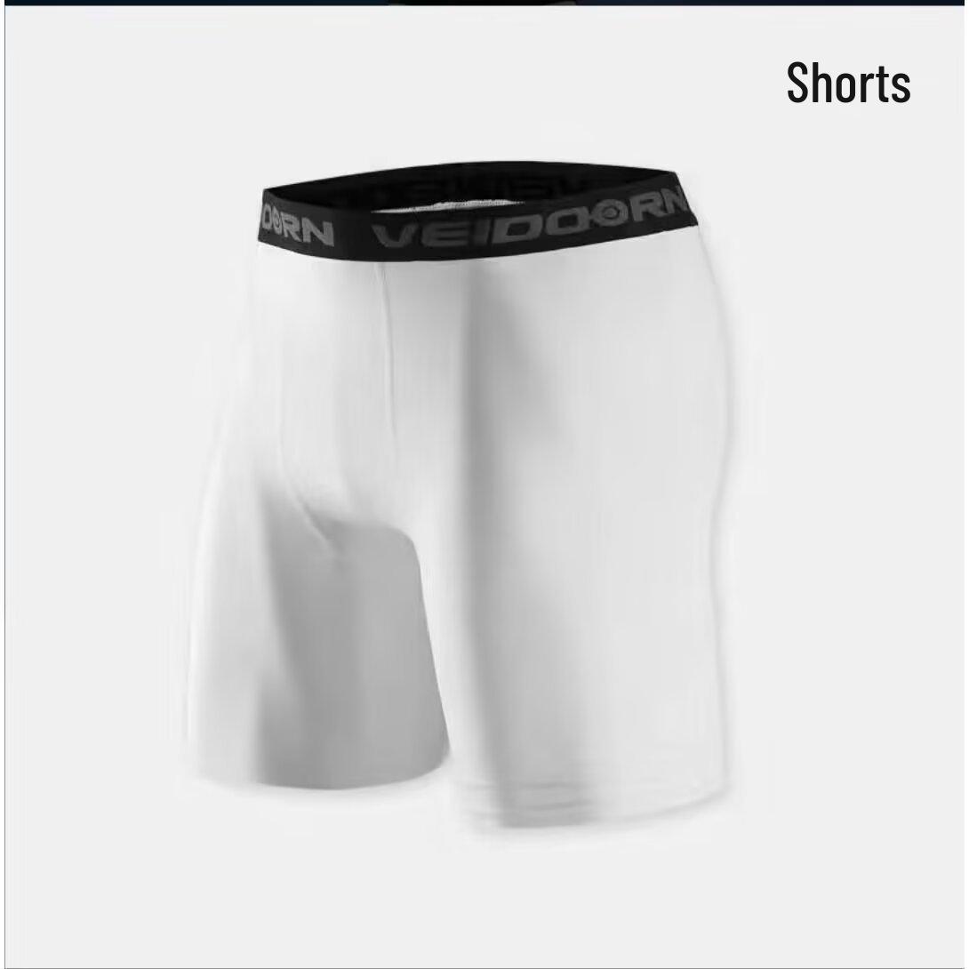 

Баскетбольные быстросохнущие эластичные тренировочные шорты - Дышащие базовые тайтсы длиной 5/7 дюймов L