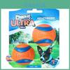 Chuckit Bola de Borracha Brinquedo para Pet Durável Mastigável Interativo Som Caminhada Border Collie Médio