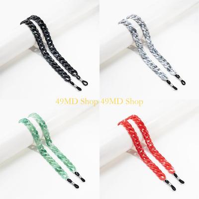 49MD Vibrancy Acrylic Eyewear Chain Glasses Retainer Strap For Daily Wear Stylish Glasses Holder Eyeglasses Accessory