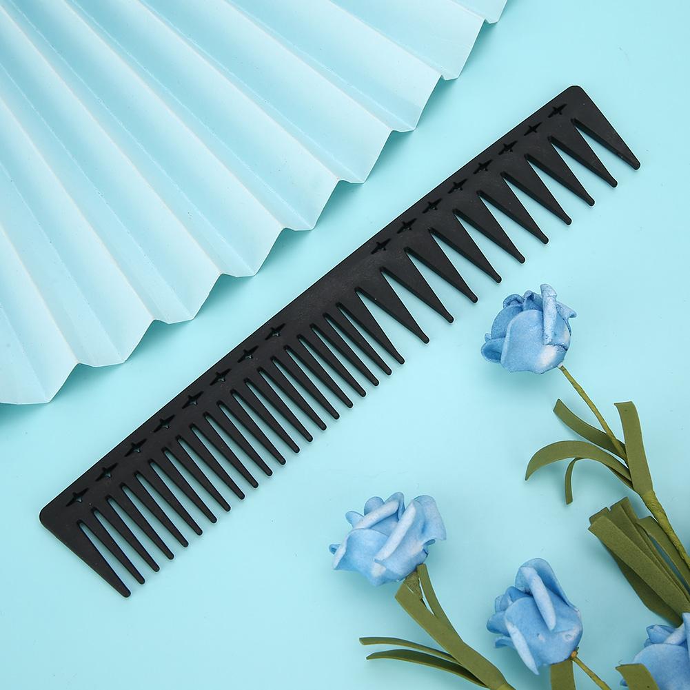 Hřeben na vlasy Antistatický Tepelně odolný Uhlíkové vlákno Kadeřnický Domácí Salon Nástroj(Hřeben )