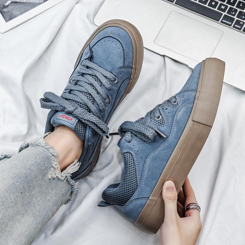 Shoes New autumn and winter student leisure sports Hong Kong style niche lightweight low-top board shoes