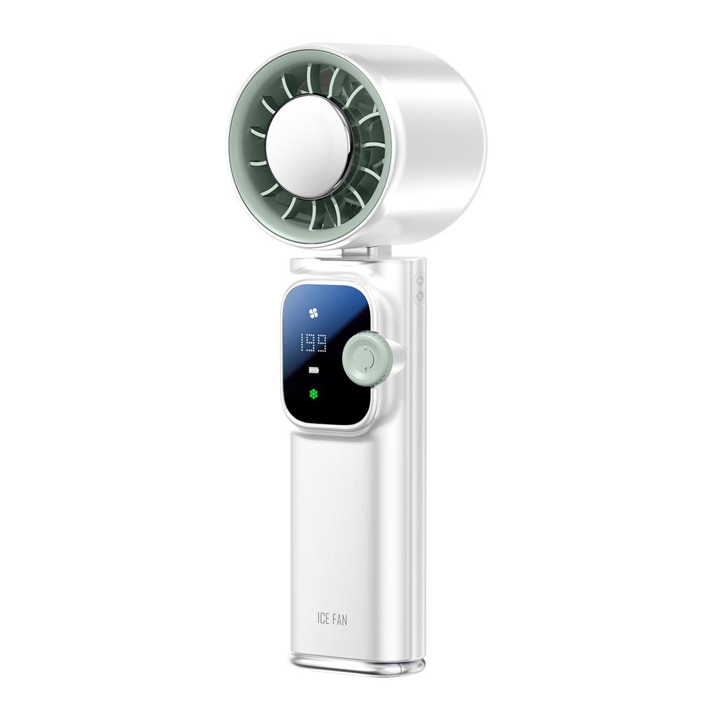 199 Speed Small Pocket Fans with Ice Cooler Powerful Mini Personal Fans Electric Quiet Handfan Beach Vacation Travel Essentials