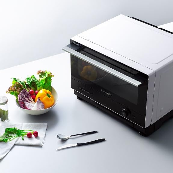 Sharp Cuptor cu apă Healsio alb 22L gătit pentru două persoane elegant AX-AJ1-W 1 nivel