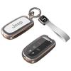 Metal Key Shell for Jeep: Compass, Renegade, Cherokee, Wrangler