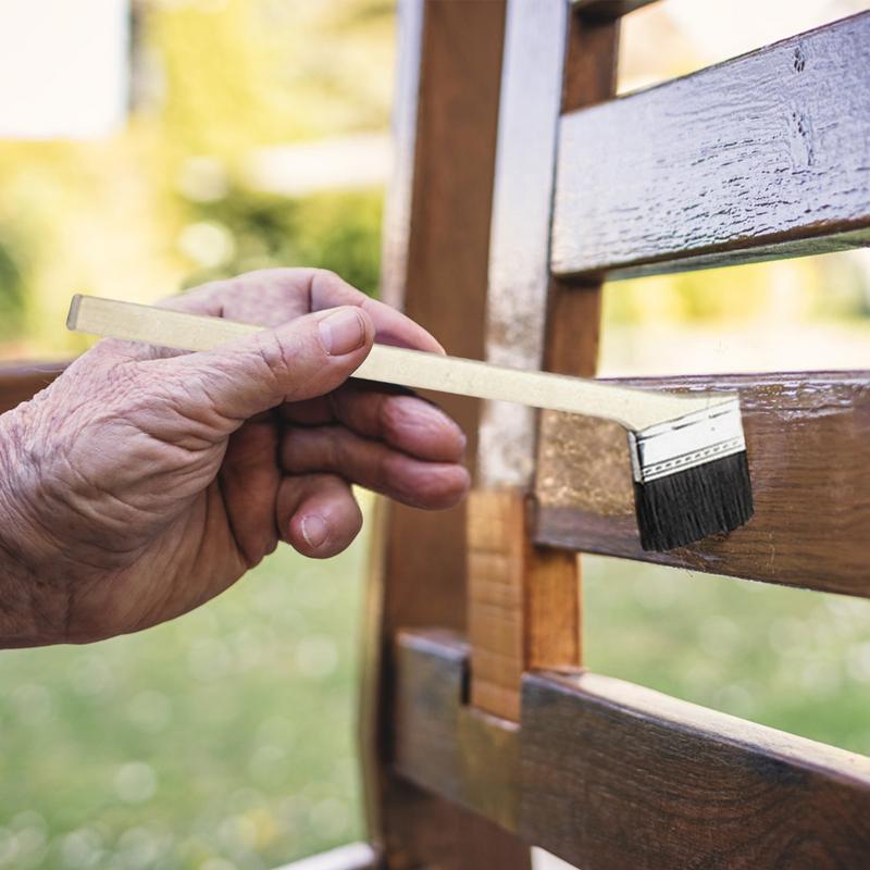 Nábytek Štětec na barvu Vybrané štětiny z divočáka a nylonová vlákna jsou uspořádána střídavě Čisticí kartáče Domácí potřeby