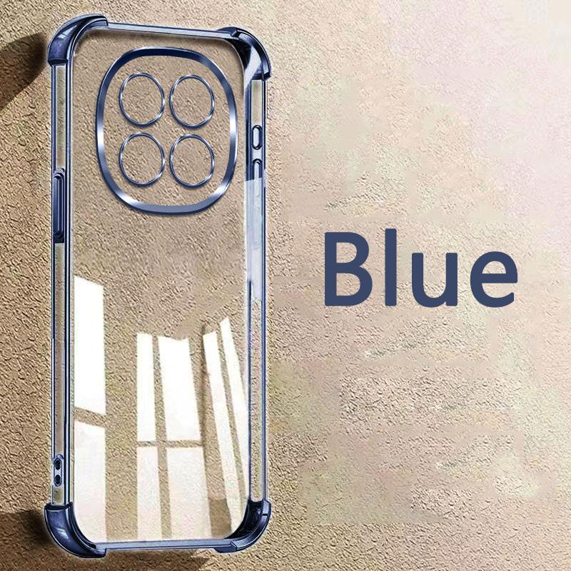 For Xiaomi Redmi Note 14 Pro 14S 13 12 11 11S 10 10S 9 Redmi 14C 13C 12C 10C A5 A3 K80 K70 K60 Poco X7 Pro X6 M6 Transparent Electroplated Phone Case