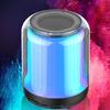 Portable Wireless Bluetooth-compatible Speaker Mini Player Colorful LED Light