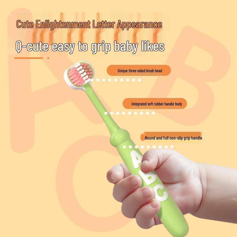 Kids 3-Sided Soft Toothbrush (2-pack)