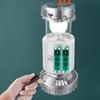5-in-1 Portable LED Camping Lantern with Fan Bluetooth-compatible Speaker Solar Powered USB Rechargeable Emergency Hanging Light