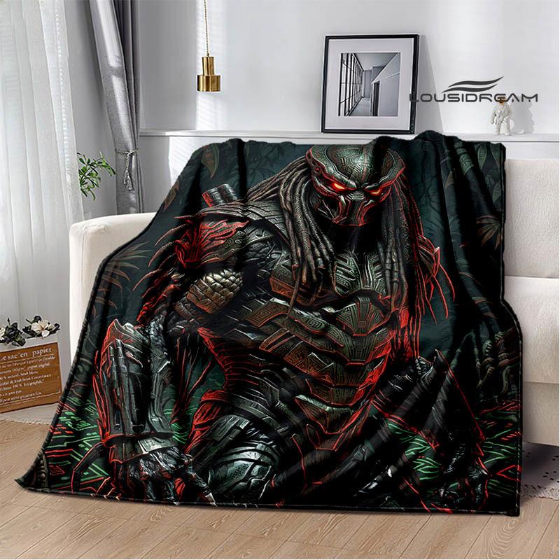 AVP Alien Vs Predator Blanket Picnic Blanket Warm Blankets Outdoor Blanket Home Bed Linings Blankets for Beds Birthday Gift