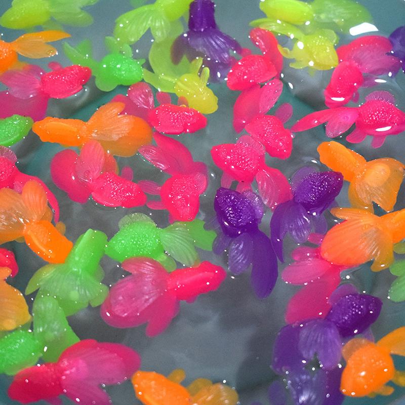 Plastic Goldfish Colorful Simulation Decoration Pet Fish Aquatic Products for Living Room Tabletop Fish Tank Decoration TMZ