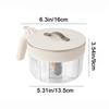 Sealed 4 Grids Seasoning Box Moisture-proof Seasoning Jar Convenient Salt Organizer  for Home