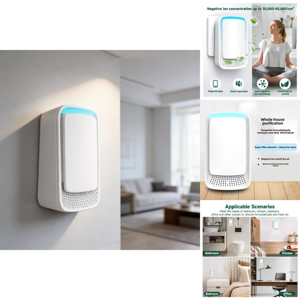 Indoor Air Cleaner With Ion Technology For Allergens And Pet Odors In Office And Home Use